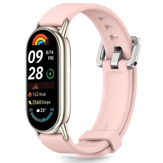 Tech-Protect IconBand Classic Strap for Xiaomi Smart Band 8 / 9 / 10 / NFC - Pink