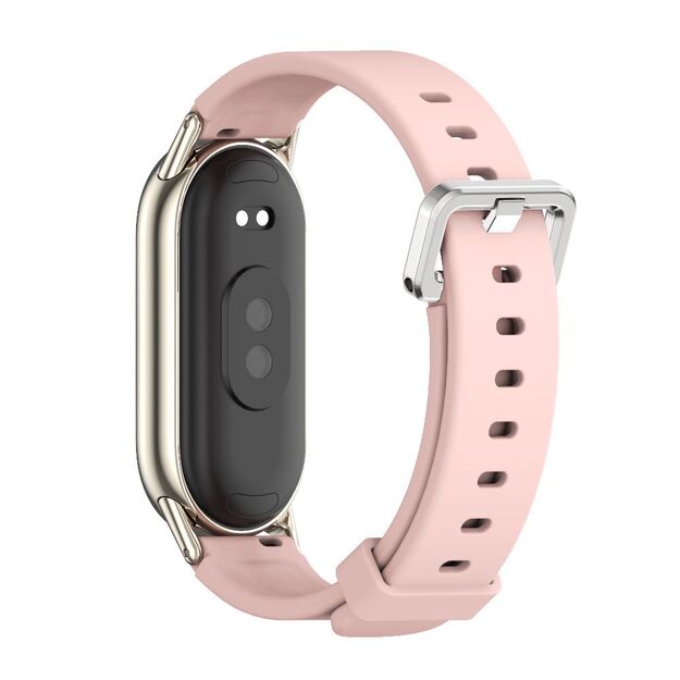 Tech-Protect IconBand Classic Strap for Xiaomi Smart Band 8 / 9 / 10 / NFC - Pink 1