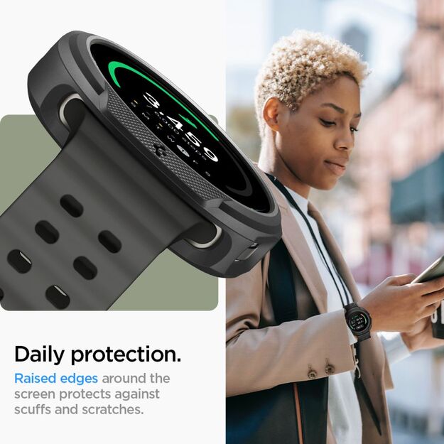Spigen Liquid Air Case for Samsung Galaxy Watch 8 Classic 46mm - Black 9
