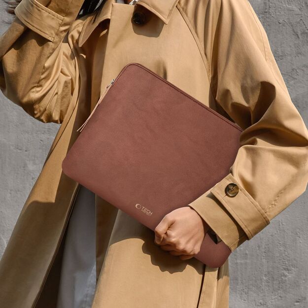 Tech-Protect Fleece Laptop Bag 15-16 - Brown 11