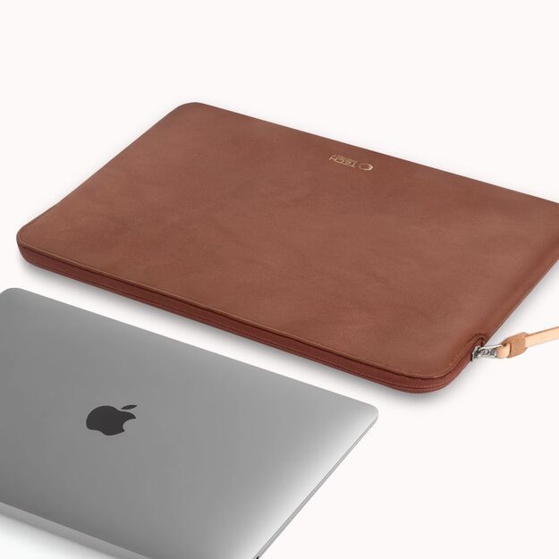 Tech-Protect Fleece Laptop Bag 15-16 - Brown 3