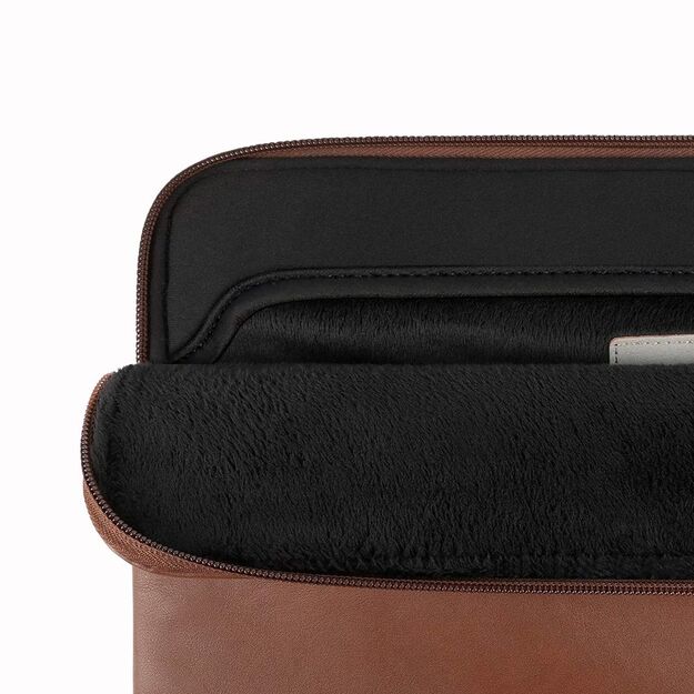 Tech-Protect Fleece Laptop Bag 15-16 - Brown 6