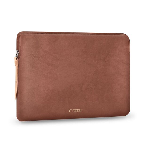 Tech-Protect Fleece Laptop Bag 15-16 - Brown 1