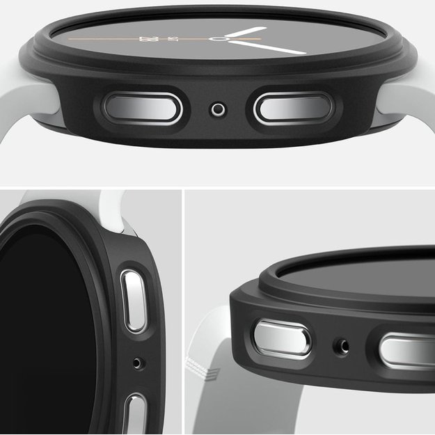 Ringke Slim 2-pack Case for Samsung Galaxy Watch 8 44mm - Transparent-Matte Black 1