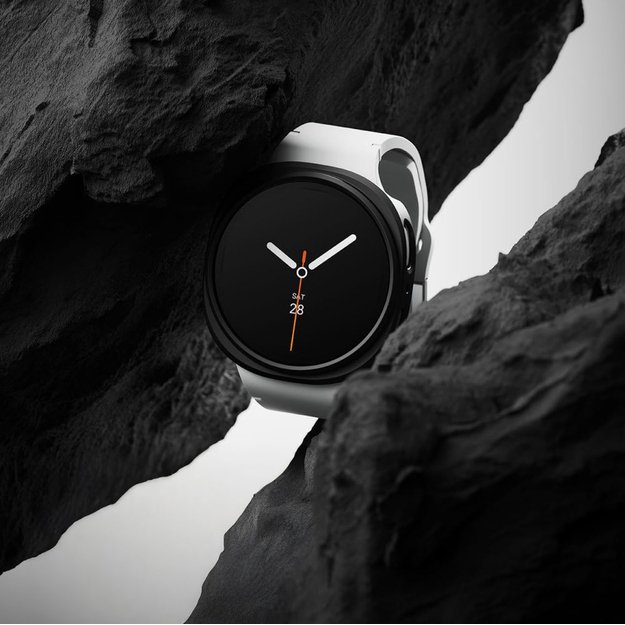Ringke Slim 2-pack Case for Samsung Galaxy Watch 8 44mm - Transparent-Matte Black 4