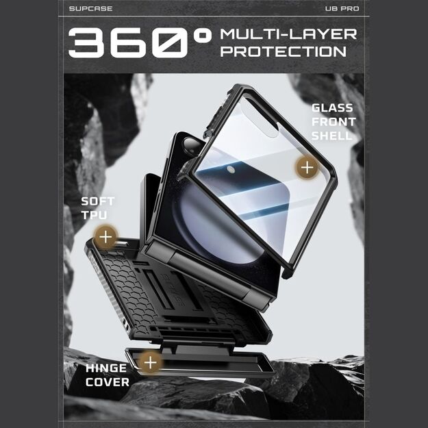 Supcase Unicorn Beetle Pro Case for Samsung Galaxy Z Flip 7 - Black 3