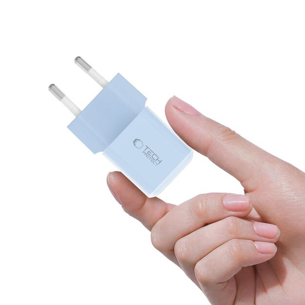 Tech-Protect NCM25 USB-C PD 25W Wall Charger - Blue 4
