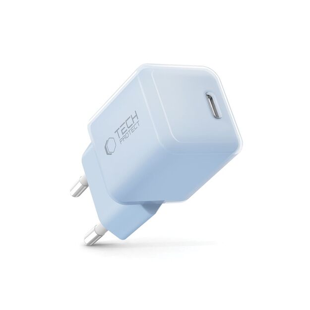 Tech-Protect NCM25 USB-C PD 25W Wall Charger - Blue 1