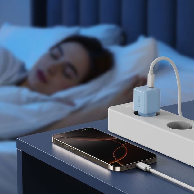 Tech-Protect NCM25 USB-C PD 25W Wall Charger - Blue 5