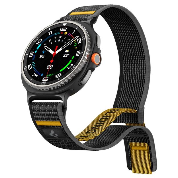 Spigen Athlex Air Strap for Samsung Galaxy Watch 40/44/46mm - Black and Yellow 9
