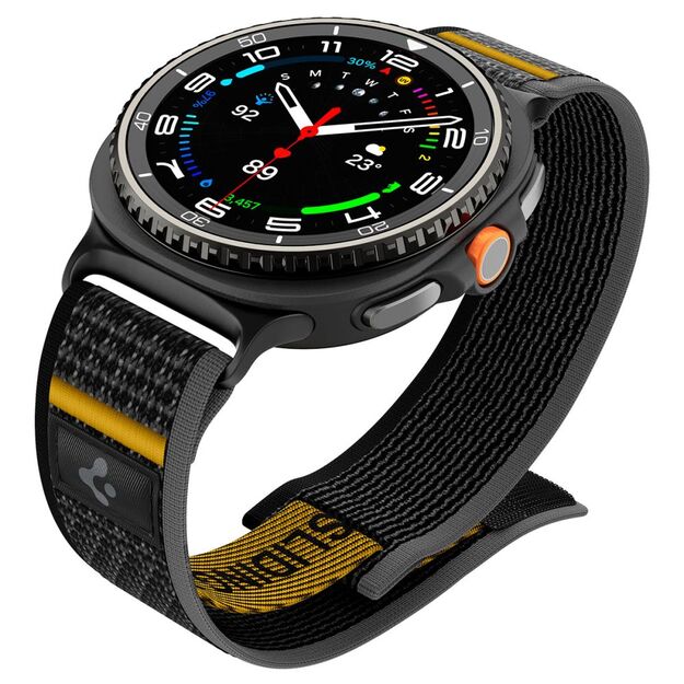 Spigen Athlex Air Strap for Samsung Galaxy Watch 40/44/46mm - Black and Yellow 8