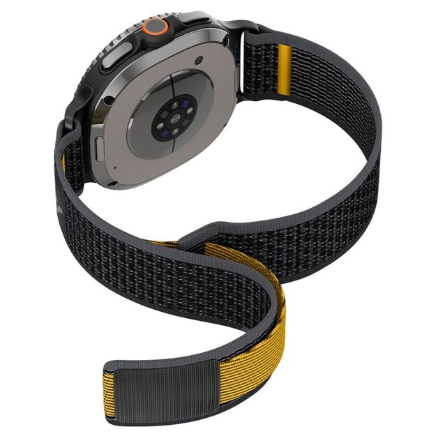 Spigen Athlex Air Strap for Samsung Galaxy Watch 40/44/46mm - Black and Yellow 7
