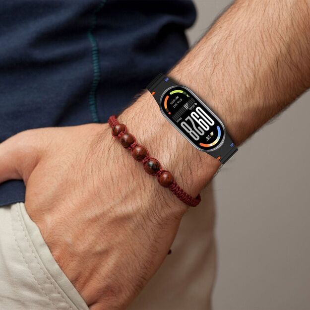 Tech-Protect Silicone Sport Strap for Xiaomi Smart Band 8 / 9 / 10 / NFC - Black 3