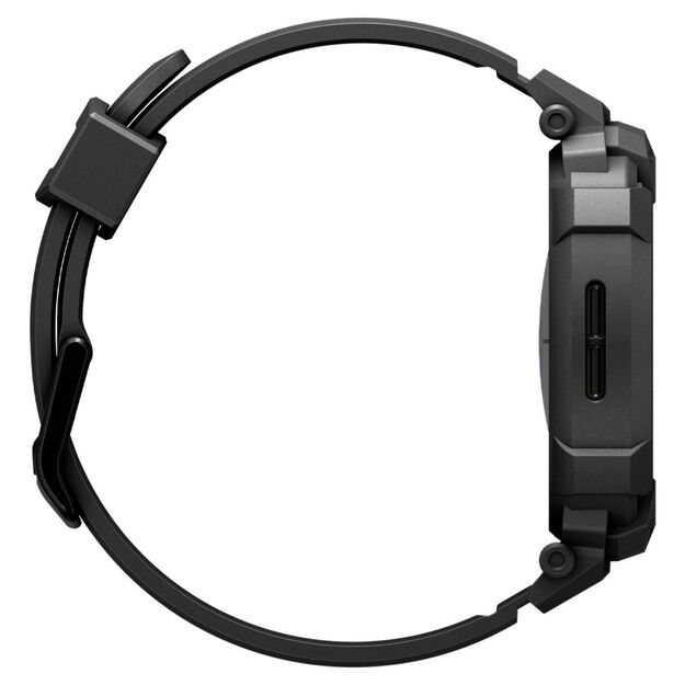 Spigen Rugged Armor Pro Strap for Samsung Galaxy Watch 8 40mm - Matte Black 4