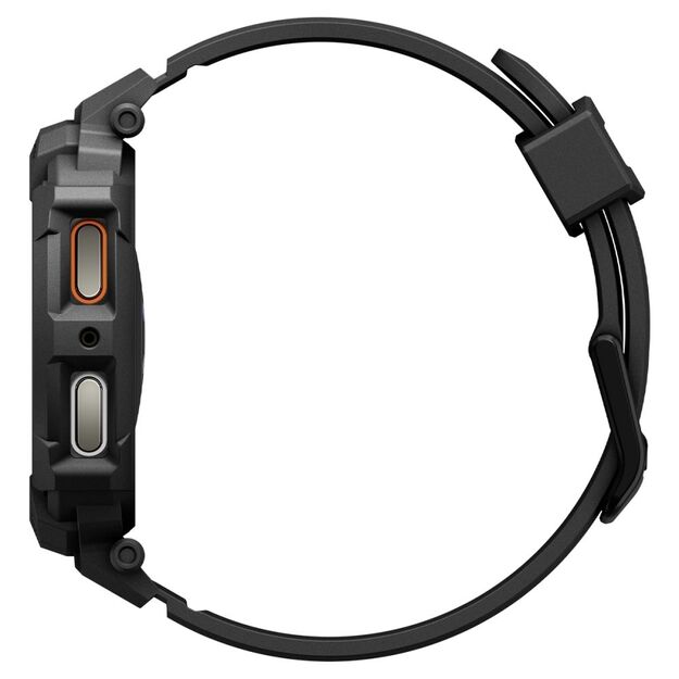 Spigen Rugged Armor Pro Strap for Samsung Galaxy Watch 8 40mm - Matte Black 3