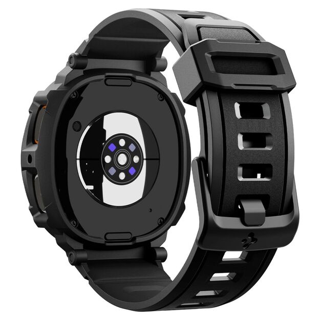 Spigen Rugged Armor Pro Strap for Samsung Galaxy Watch 8 40mm - Matte Black 2