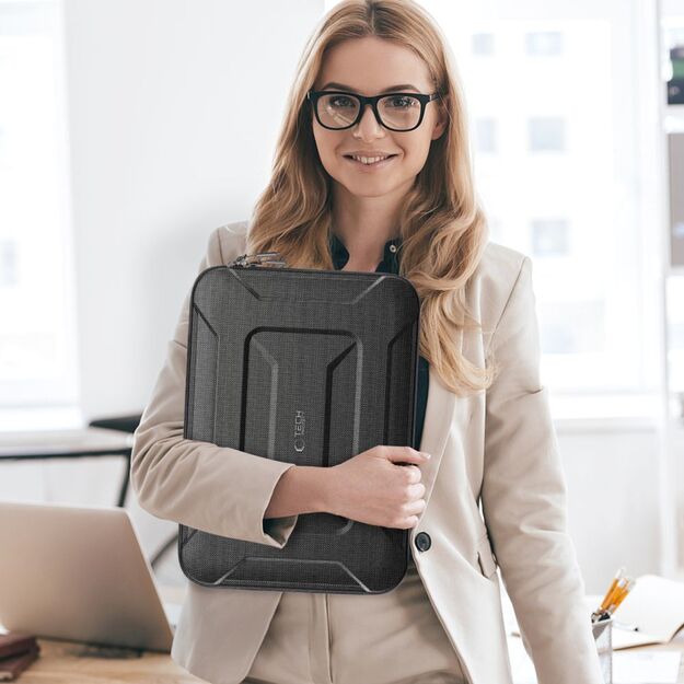 Tech-Protect Ranger-X Tactical Laptop Case for 13-14&quot  - Black 11