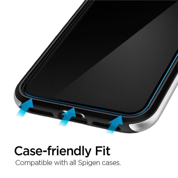 Spigen ALM Glas.tR Slim tempered glass for iPhone 11 / XR - 2 pcs. 24