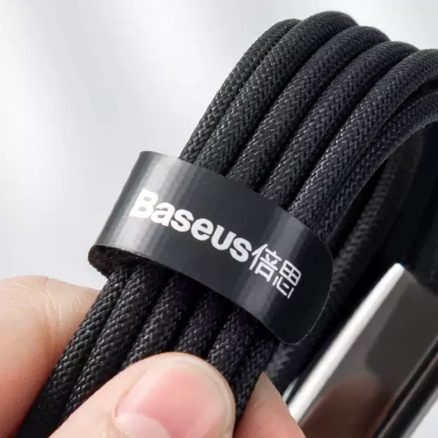 Baseus Tungsten 3in1 cable USB - USB Type C / Lightning / micro USB 3.5 A 1.5 m black (CAMLTWJ-01) 12