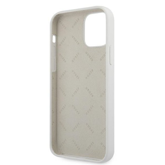 Guess GUHCP12LLSVSCR iPhone 12 Pro Max 6.7&quot  cream/cream hardcase Script Vintage 6