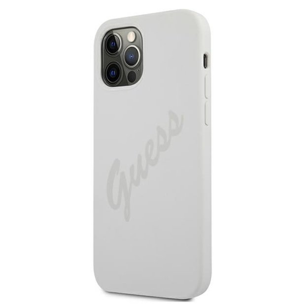 Guess GUHCP12LLSVSCR iPhone 12 Pro Max 6.7&quot  cream/cream hardcase Script Vintage 1