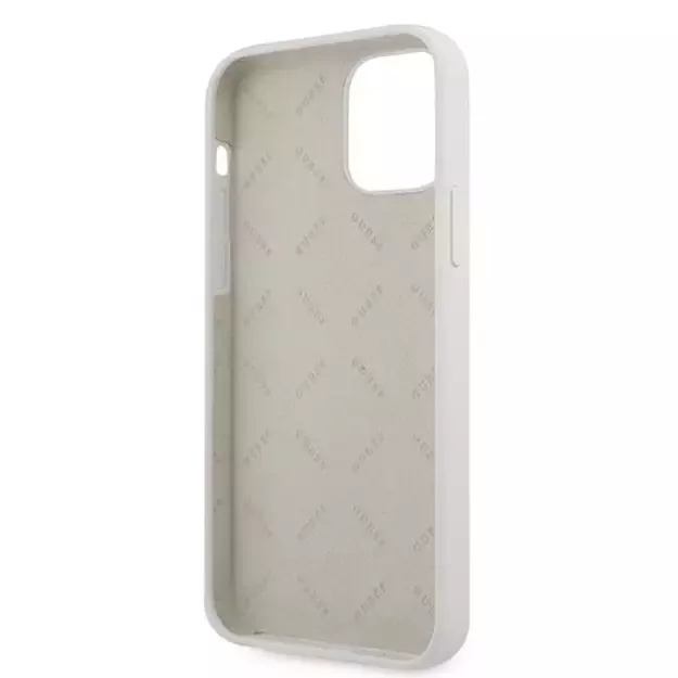 Guess GUHCP12LLSVSCR iPhone 12 Pro Max 6.7&quot  cream/cream hardcase Script Vintage 13