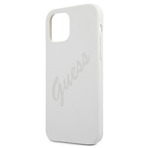 Guess GUHCP12LLSVSCR iPhone 12 Pro Max 6.7&quot  cream/cream hardcase Script Vintage 5
