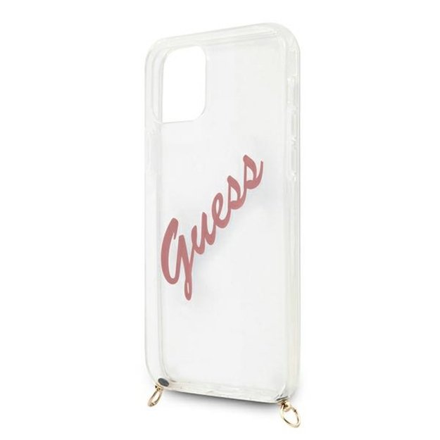 Guess GUHCP12SCRTVSPI iPhone 12 mini 5.4&quot  pink/pink hardcase Script Vintage 9