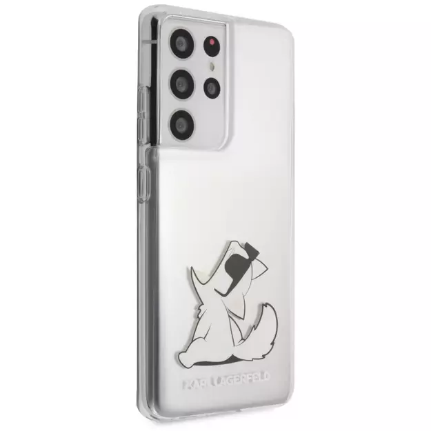 Karl Lagerfeld KLHCS21LCFNRC S21 Ultra G998 hardcase transparent Choupette Fun 10