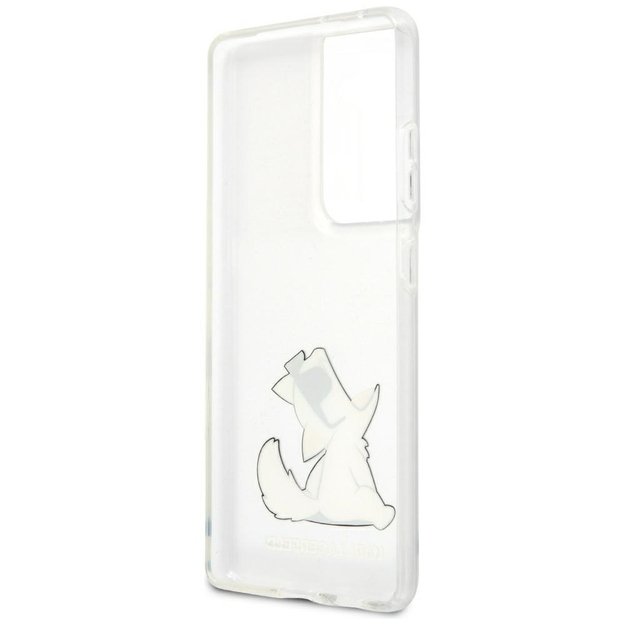 Karl Lagerfeld KLHCS21LCFNRC S21 Ultra G998 hardcase transparent Choupette Fun 6