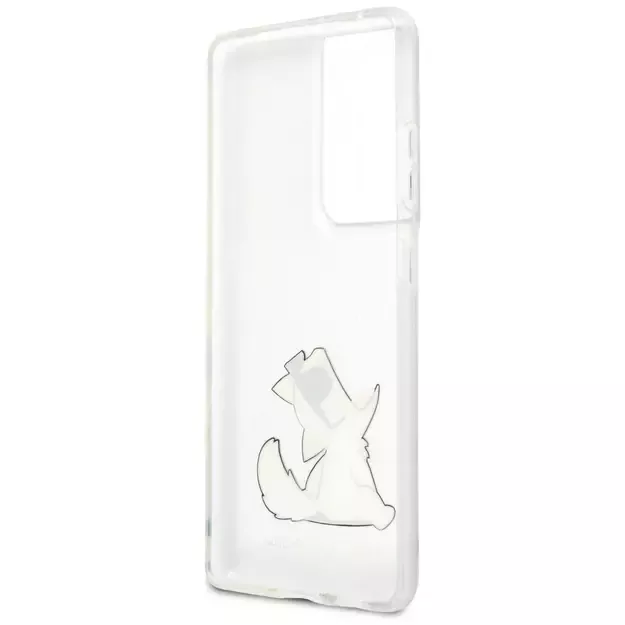 Karl Lagerfeld KLHCS21LCFNRC S21 Ultra G998 hardcase transparent Choupette Fun 13