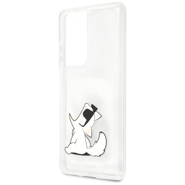 Karl Lagerfeld KLHCS21LCFNRC S21 Ultra G998 hardcase transparent Choupette Fun 5