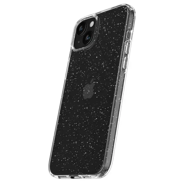 Spigen Liquid Crystal iPhone 15 Plus Case - Clear Glitter 13