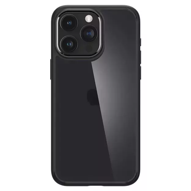 Spigen Ultra Hybrid iPhone 15 Pro Max Case - Clear Black 30