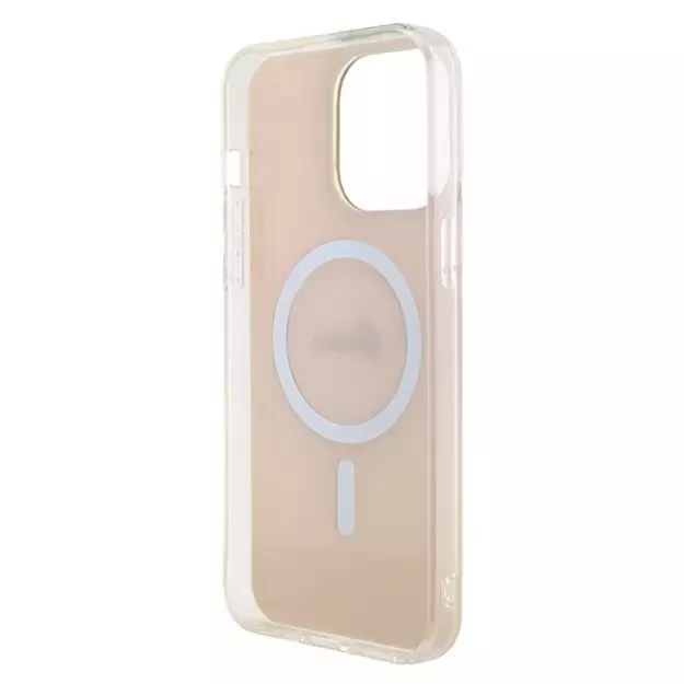 Guess GUHMP15XHITSP iPhone 15 Pro Max 6.7&quot  pink/pink hardcase IML Iridescent MagSafe 13