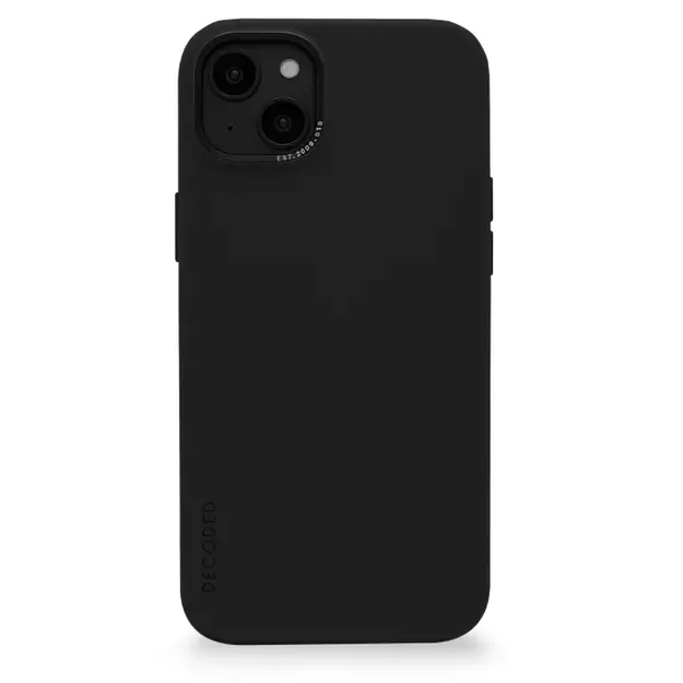 Decoded Silicone Case with MagSafe for iPhone 14 Plus - black