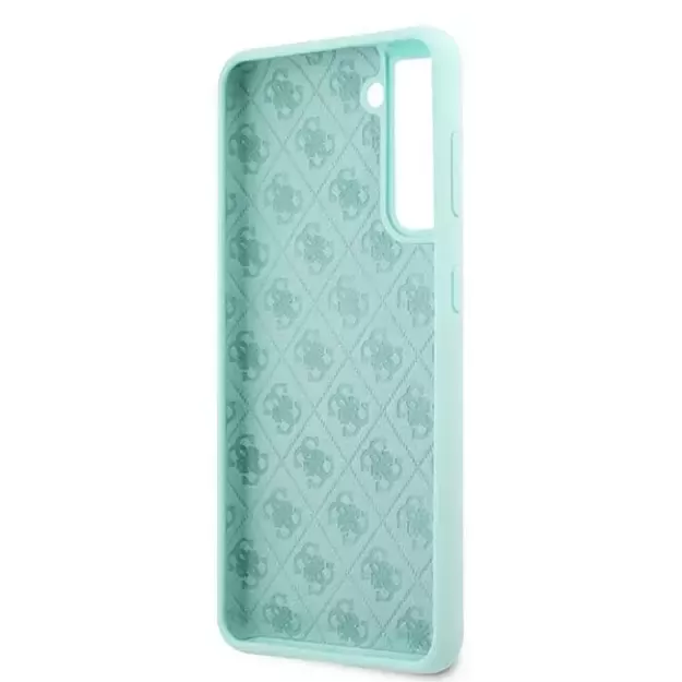 Guess GUHCS21MLSLMGLB S21+ G996 blue/blue hardcase Silicone Script Metal Logo 6