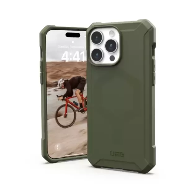 UAG Essential Armor MagSafe case for iPhone 15 Pro Max - green 3