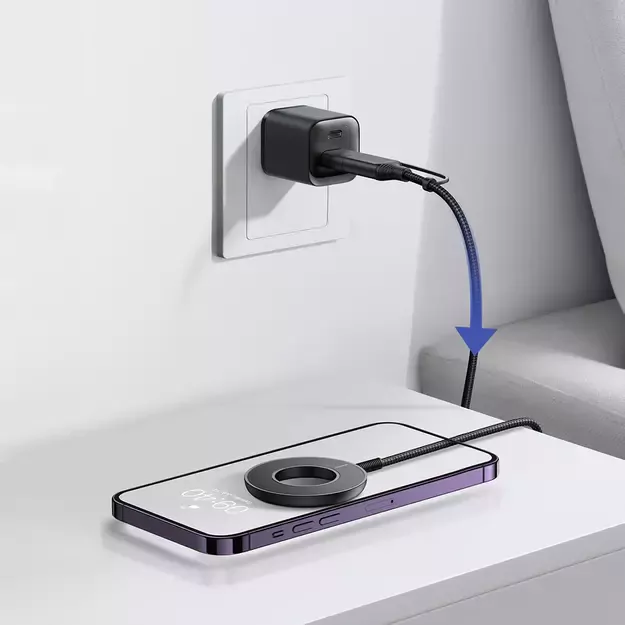Joyroom wireless magnetic charger 15W black (JR-WQM03) 7