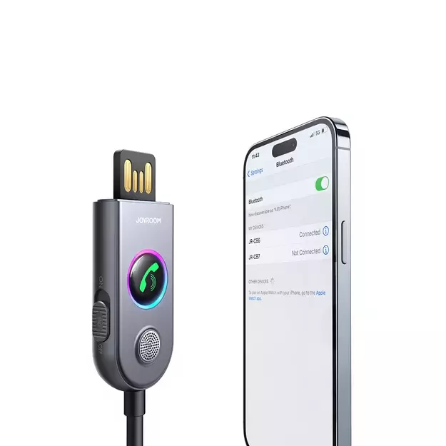 Joyroom JR-CB6 wireless car receiver - gray 3