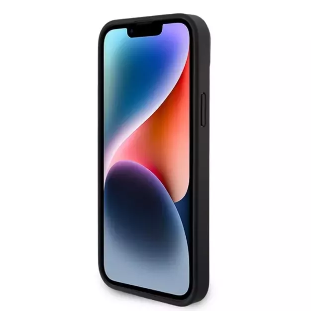 Guess GUHCP15MP4TDSCPK iPhone 15 Plus 6.7&quot  black/black hardcase Crossbody 4G Metal Logo 12