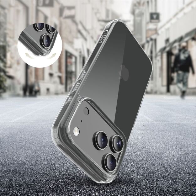 Tech-Protect FlexAir Hybrid Case for iPhone 17 Pro Max - Clear 7