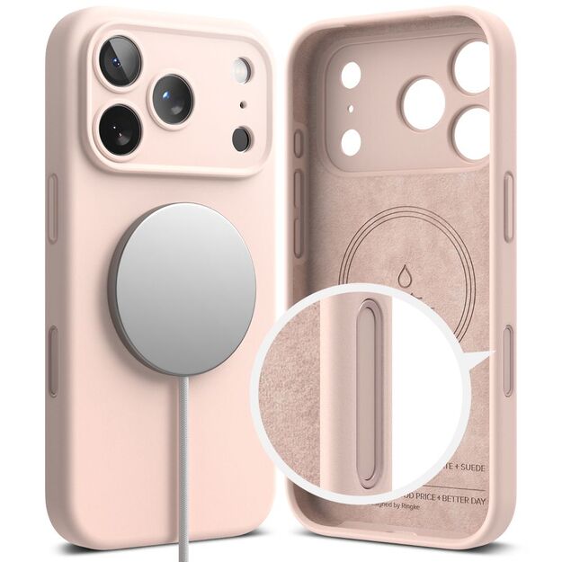 Ringke Silicone Magnetic MagSafe Case for iPhone 17 Pro - Pink 2