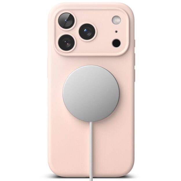 Ringke Silicone Magnetic MagSafe Case for iPhone 17 Pro - Pink 4