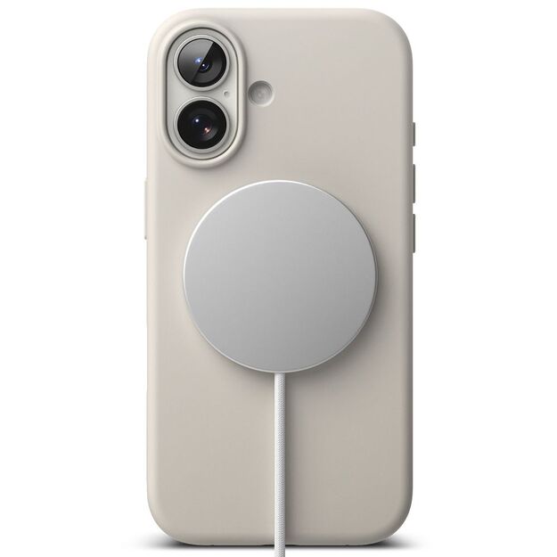 Ringke Silicone Magnetic MagSafe Case for iPhone 17 - Beige 4