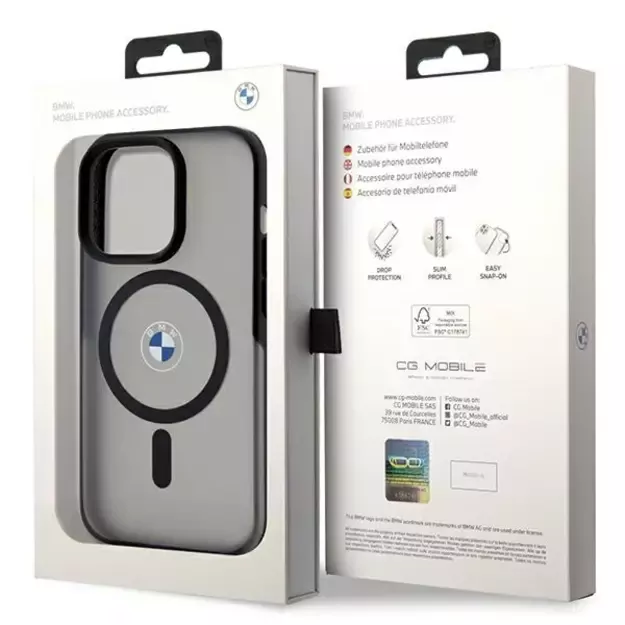 BMW IML Signature MagSafe Case for iPhone 15 Pro - Black 7