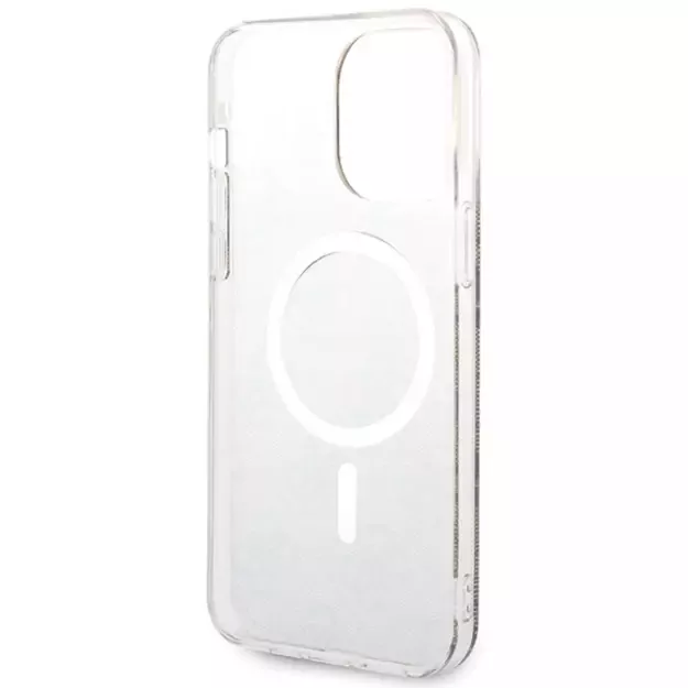 Guess IML 4G MagSafe Case for iPhone 15 Pro Max - Brown 5