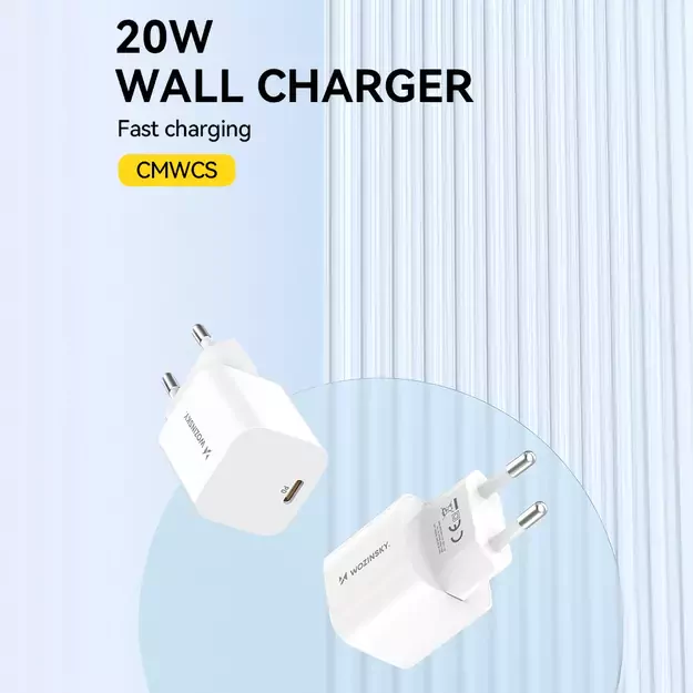 Wozinsky CMWCS USB-C PD 20W wall charger - white 13