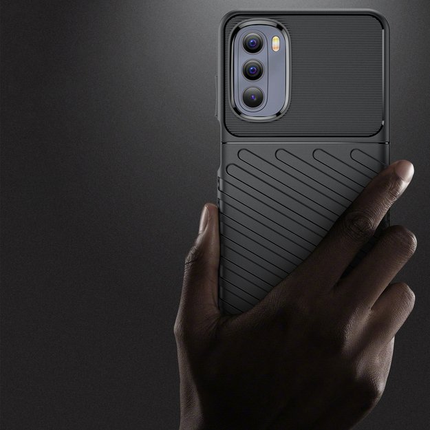 Thunder Case flexible armored cover for Motorola Moto G Stylus 2022 black 9
