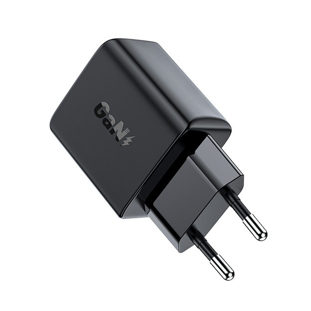Acefast GaN USB Type-C 30W charger, PD, QC 3.0, AFC, FCP black (A21 black) 2